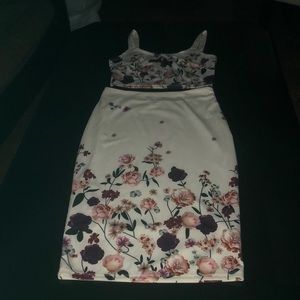 Pencil skirt and crop top combo